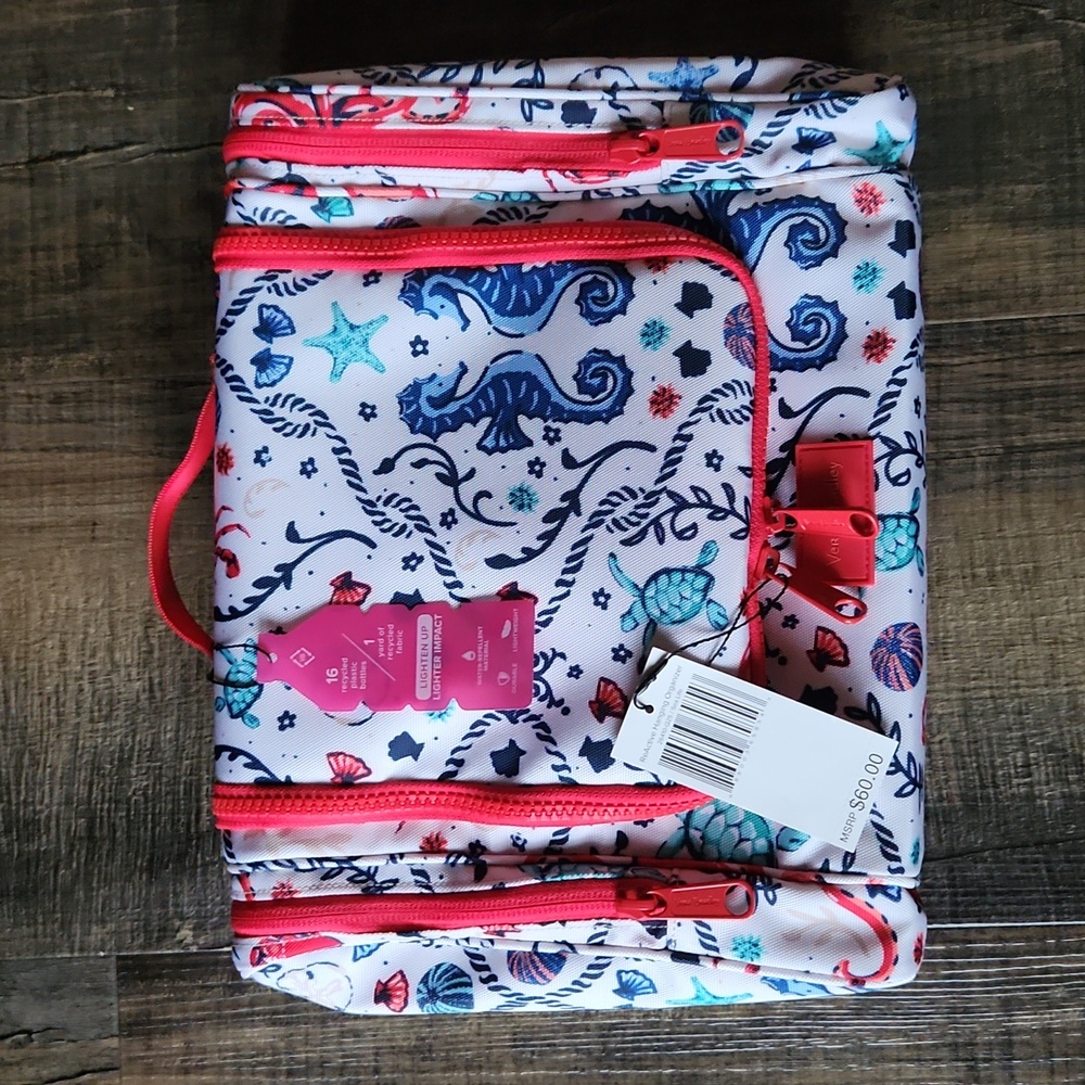 Vera Bradley ReActive Hanging organizer- Sea Life print